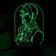 Акриловый 3D Светильник RGB Темный Дворецкий Себастьян Black Butler Sebastian 18 см - изображение 1