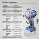 Гайковерт аккумуляторный Dongcheng WPB488E 20V бесщеточный - изображение 2