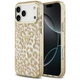 Чохол Guess Leopard Glitter для iPhone 17 Pro Max Brown with MagSafe (GUHMP17XHLEGTGLW) - зображення 1