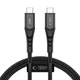 Кабель Tech-Protect UB11T Ultraboost Type-C PD 240W / QC3.0 100cm Black (5906302353125) - изображение 1