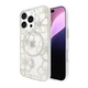 Чехол Case-Mate Floral Gems для iPhone 16 Pro Gold with MagSafe (CM054416) - изображение 1