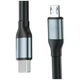 Кабель 3mk Hyper Cable N-SERIES USB-C to Micro USB 3m QC 3.0 5V/2A 10W Black (5903108739207) - изображение 3