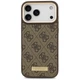 Чохол Guess 4G Logo Plate для iPhone 17 Pro Max Brown with MagSafe (GUHMP17XU4GPRW) - зображення 3
