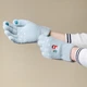 Зимние сенсорные перчатки Hurtel Снеговик Зеленые (5907769307881) - изображение 4