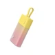 Портативний зарядний пристрій Baseus Popsicle 5200mAh 20W with Built-In Lightning Cable/USB-C to USB-C Cable Yellow Pink (P10055601Y13-00) - зображення 3