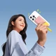 Портативний зарядний пристрій Baseus Popsicle 5200mAh 20W with Built-In Lightning Cable/USB-C to USB-C Cable Yellow Pink (P10055601Y13-00) - зображення 8