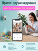 Видеоняня цифровая wifi радионяня беспроводная регулируемая ip камера видеонаблюдения видео няня 360 градусов с подключением к телефону веб камера видеоняни ночного видения датчик движения с микрофоном и динамиком А1 Smart baby monitor - изображение 3