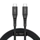 Кабель Tech-Protect UB11T Ultraboost Type-C PD 100W / QC3.0 200cm Black (5906302390724) - изображение 1