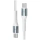 Кабель 3mk Hyper Cable N-SERIES USB-C to USB-C 2m PD 3.0 QC 3.0 20V/5A 100W Белый (5903108740760) - изображение 4