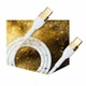Кабель 3mk HyperSilicone USB-C to USB-C 100W 2m White (5903108464598) - изображение 4