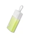 Портативний зарядний пристрій Baseus Popsicle 5200mAh 20W with Built-In Lightning Cable/USB-C to USB-C Cable White Green (P10055601613-00) - зображення 2