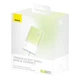 Портативний зарядний пристрій Baseus Popsicle 5200mAh 20W with Built-In Lightning Cable/USB-C to USB-C Cable White Green (P10055601613-00) - зображення 12