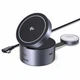 Бездротова зарядка Ugreen W712 3in1 25W USB-C Black with MagSafe (65148) - зображення 3