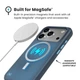 Чехол Speck Presidio Lux для iPhone 17 Pro Deep Sea Fade/Black/Spell Blue with MagSafe (151022-3276) - изображение 4