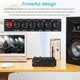 Стереоусилитель Nobsound NS-14G 2.1-канальный HiFi усилитель с Bluetooth, цифровой усилитель TPA3116, настольный сабвуфер с AUX-входом, усилитель мощности 50 Вт*2+100 Вт Black - изображение 8