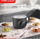 Электрическая мини-мультиварка (электрокастрюля) PANCERKA 1,6 л, 550 Вт, HD цифровой дисплей, сенсорное управление, 8 режимов, пароварка, 220–240 В, черный - изображение 5