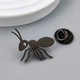 Значок (пин) BROCHE брошь бижутерия Насекомые Муравей чёрный BRGV114492 - изображение 3