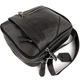 Мужская кожаная сумка через плечо Tiding Bag M38-10131A 18×21×7 черная — компактный мессенджер для документов и телефона - изображение 3