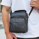 Чоловіча шкіряна сумка месенджер Tiding Bag M2237A компактна барсетка для щоденного використання - зображення 5