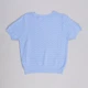 Футболка женская вязаная one size голубая (N1003) - изображение 4