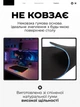 Игровой коврик с подсветкой RGB коврик для мыши игровая поверхность под мышку антиковзкий компьютерный ковер с ргб подсветкой 14 цветов для ПК ноутбука гейминга работы обучение 350х250х3 мм подкладка на стол NeonPad 3525 черный - изображение 3