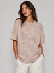 Модная женская футболка градиентная бежевая (N1571) one size - изображение 1