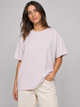 Модная женская футболка бежевая со стразами (N1574) one size - изображение 1