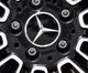 Колпачки с логотипом Mercedes 60 мм 56 мм мерседес заглушки на диск черные - изображение 2