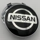 Колпачки на диски Nissan 60 мм 56 мм черные заглушка ниссан - изображение 2