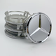 Ковпачки на диски (заглушки мерседес) Mercedes-Benz 75 мм 70 мм срібло A1704000025 - зображення 2