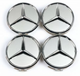 Ковпачки на диски (заглушки мерседес) Mercedes-Benz 75 мм 70 мм срібло A1704000025 - зображення 7