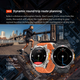 Мужские смарт часы тактические GPS AMOLED с компасом барометром Bluetooth звонки контроль сна пульса давления - изображение 6