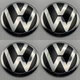 Наклейки для колпачков с логотипом VW Volkswagen Фольксваген 56 мм - изображение 1