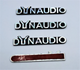 Эмблемы шильдики наклейки Dynaudio на сетку динамика 4.7 см 0.6 см 6 штук - изображение 2