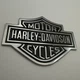 Металлический шильдик эмблема Харли Дэвидсон Harley Davidson 110 мм Motor cycles табличка - изображение 2