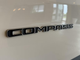 Шильдик емблема табличка JEEP чорна хром Compass 350 мм 25 мм - зображення 1