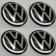 Наклейки для колпачков с логотипом VW Volkswagen Фольксваген 60 мм наклейки - изображение 1