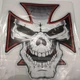 Наклейка Punisher карач череп пунішер чорна skull скилет 190 мм 150 мм вінілова на автомобіль - зображення 2