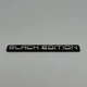 Наклейка на авто табличка металлическая Black Edition 105 мм 10 мм шильдик - изображение 5