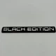 Наклейка на авто табличка металлическая Black Edition 105 мм 10 мм шильдик - изображение 6