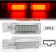 LED подсветка ног салона багажника бардачка skoda AUDI Ауди Porsche порше VW Volkswagen фольцваген seat шкода красная - изображение 2