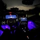 Підсвітка дверей салону багажника бардачка ніг для Audi Porsche Volkswagen Seat Skoda 2 штуки сенсорна зміна 7 кольорів RGB - зображення 7