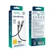Кабель USB Ridea RC-US42 UltraStrong Type-C to Lightning 30W 2m Чорний - зображення 2