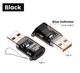 Адаптер USB 3.2 на Type-C OTG 10Gbps 120W для швидкої зарядки та передачі даних, Прозорий - изображение 5