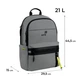 Рюкзак шкільний Kite Education teens K26-2721L-1 Grey з кріпленням на валізу (996185) - зображення 2