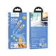 Кабель USB Hoco U113 Solid PD20W Silicone Type-C to Lightning Синiй - зображення 2