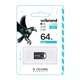 USB флеш-накопитель Wibrand 64gb Hawk Черный - изображение 2