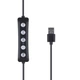 Лампа RGB JM33-13 33cm (Heart Style) Чорний - зображення 5