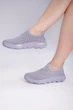 Слипоны женские Fashion серые 350968_39 (25 см) - изображение 4