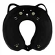 Подушка для шеи Ardesto Travel Black Cat 30 х 30 см полиуретановая пена черный (ART3033NEP) - изображение 1